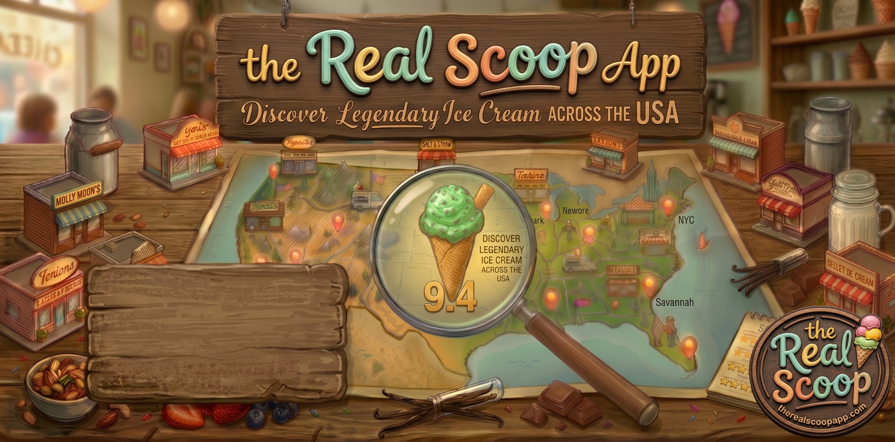 The Real Scoop — discover legendary ice cream across the USA